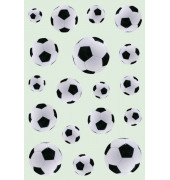 3434 Decor Papiersticker Schmucketikett Fußbälle