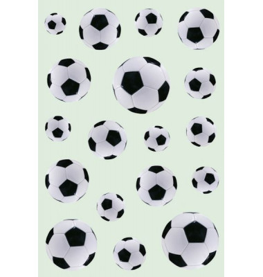 3434 Decor Papiersticker Schmucketikett Fußbälle