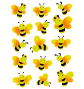 6038 Sticker Magic Bienen Neon