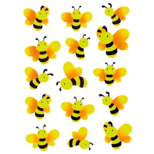 10 Stück Herma 6038 Sticker Magic Bienen Neon 4008705060387 Herma 15 Stück