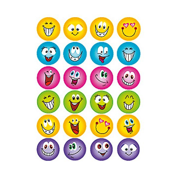 10 Stück Herma 6818 Magicsticker Schmucketikett Smilies 4008705068185 Herma 24 Stück