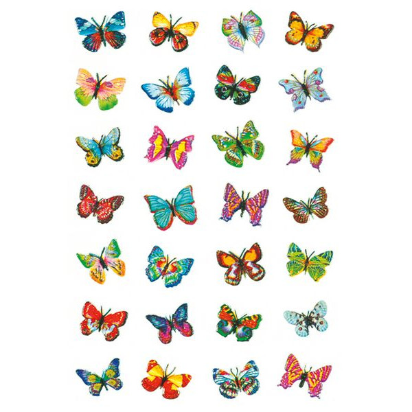 10 Stück Herma 6819 Magicsticker Schmucketikett Schmetterlinge 4008705068192 Herma 28 Stück