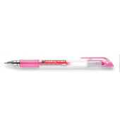 Gelschreiber Crystaljelly, 2185-009, transparent (Schreibfarbe: rosa), 0,7mm, mit Kappe