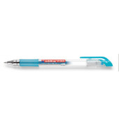 Gelschreiber Crystaljelly, 2185-010, transparent (Schreibfarbe: hellblau), 0,7mm, mit Kappe