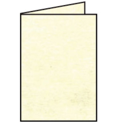 Blanko-Gru&szlig;karten 220719506 DIN B6  Hoch doppelt 24cm x 169mm (BxH) 220g chamois marmora