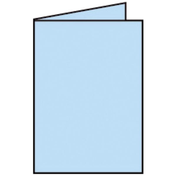 4014969518038 - Briefkarte 220719517 DIN B6  Hoch doppelt 240mm x 169mm (BxH) 220g himmelblau 4014969518038 COLORETTI 5 Stück