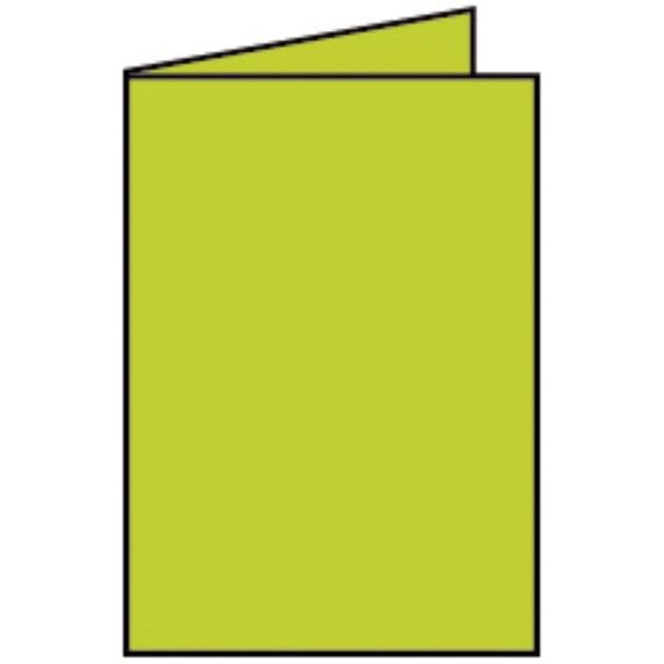 4014969518779 - Briefkarte 220719522 DIN B6  Hoch doppelt 240mm x 169mm (BxH) 220g hellgrün 4014969518779 COLORETTI 5 Stück