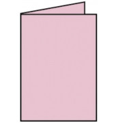 Blanko-Gru&szlig;karten 220719523 DIN B6  Hoch doppelt 24cm x 169mm (BxH) 220g rosa
