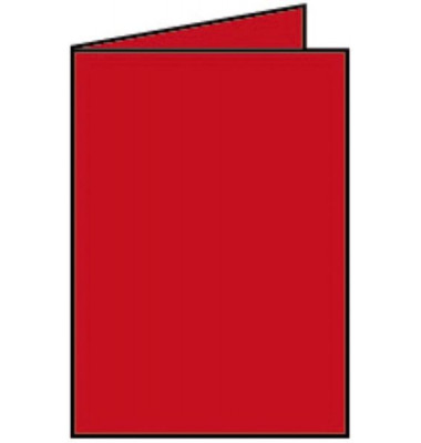 Blanko-Gru&szlig;karten 220719526 DIN B6  Hoch doppelt 24cm x 169mm (BxH) 220g mohn
