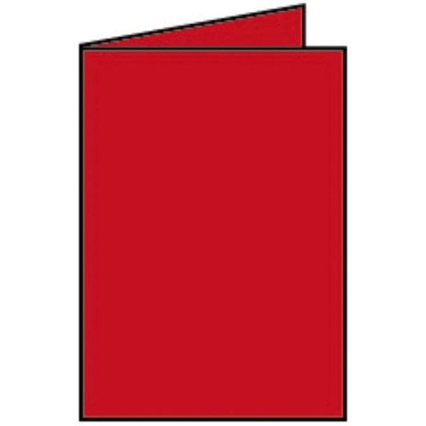 4014969497401 - Briefkarte 220719526 DIN B6  Hoch doppelt 240mm x 169mm (BxH) 220g mohn 4014969497401 COLORETTI 5 Stück