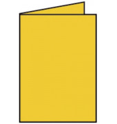 Blanko-Grußkarten 220719543 DIN B6  Hoch doppelt 240mm x 169mm (BxH) 220g goldgelb