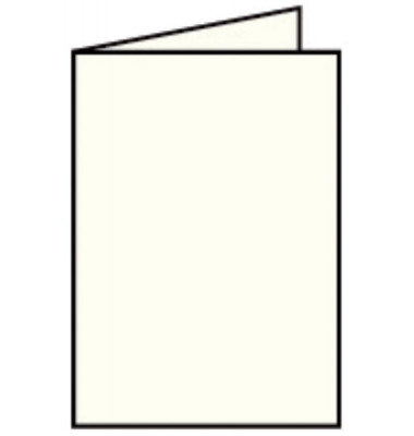 Blanko-Gru&szlig;karten 220706512 A5 210mm x 148mm (BxH) 225g creme
