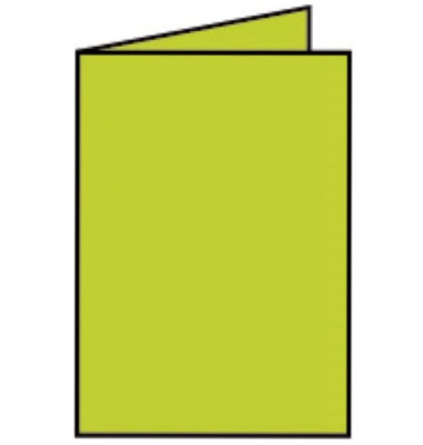 Blanko-Gru&szlig;karten 220706522 A5 225g hellgr&uuml;n