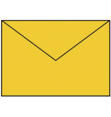 Designbriefumschlag Coloretti 220711543, C5, nassklebend, 100g, goldgelb