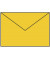 Designbriefumschlag Coloretti 220711543, C5, nassklebend, 100g, goldgelb