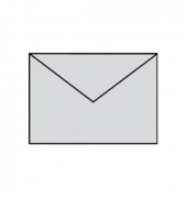 Designbriefumschlag Paperado 164005170, C6, nassklebend, 100g, eisgrau