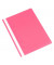 Schnellhefter KF01673, A4, dunkelpink, Kunststoff, 80g, Vorderdeckel transparent