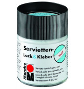 Servietten-Lack & Kleber - matt Decoupage & Serviette 1140 05 843, farblos, 50ml