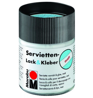 Servietten-Lack & Kleber - matt 11400 005 843, 50ml, permanent