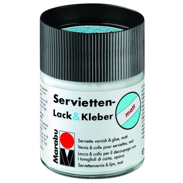 4007751093455 - Servietten-Lack & Kleber - matt Decoupage & Serviette 1140 05 843 farblos 50ml 4007751093455 50 Milliliter