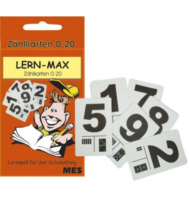 1992 Lernfix Zählkarten 0-20 1992 Lernfix Zählkarten 0-20