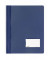 Schnellhefter Duralux 2680 A4+ überbreit dunkelblau PVC Kunststoff kaufmännische Heftung bis 150 Blatt