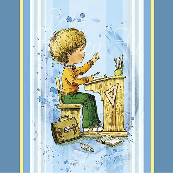 4028279000503 - 679079 Mein Schulstart Motivserviette 33x33cm blau 20 Stück 4028279000503 - 679079 Mein Schulstart Motivserviette 33x33cm blau 20 Stück