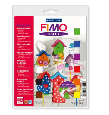 8023-10 Soft Modelliermasse Fimo Basis-Set