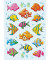 3333 Decorsticker Schmucketikett Fische