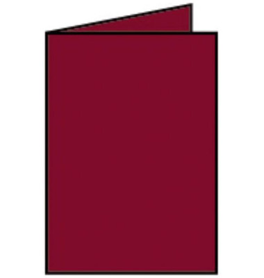 Blanko-Grußkarten 220706572 A5 210mm x 148mm (BxH) 220g rosso