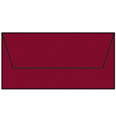 Briefumschlag 220702572 Din Lang ohne Fenster nassklebend 80g rosso