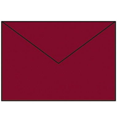 Briefumschlag 220711572 C5 ohne Fenster nassklebend 100g rosso