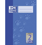 Schulheft 100050376, Lineatur 2 / Schreiblern-Lineatur, A5, 90g, blau, 32 Blatt / 64 Seiten