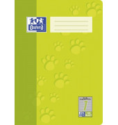 Schulheft 100050322, Lineatur 1 / Schreiblern-Lineatur / keine, A4, 90g, gr&uuml;n, 32 Blatt / 64 Seiten