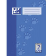 Schulheft 100050323 Learn to Write, Lineatur 2 / liniert, A4, 90g, blau, 32 Blatt / 64 Seiten
