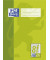 Schulheft 100050370, Lineatur 8f / rautiert mit wei&szlig;em Rand / keine, A5, 90g, gr&uuml;n, 16 Blatt / 32 Seiten