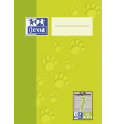 Schulheft 100050375, Lineatur 1 / Schreiblern-Lineatur / keine, A5, 90g, gr&uuml;n, 32 Blatt / 64 Seiten