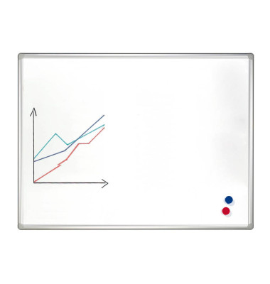 Whiteboard PRO, SC8206, 240x120cm, emailliert, Aluminiumrahmen