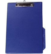 Klemmbrett KF01297 A4 blau Karton mit PVC-Überzug inkl Aufhängeöse 