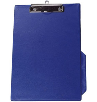Klemmbrett KF01297 A4 blau Karton mit PVC-Überzug inkl Aufhängeöse 