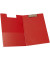 Klemmbrettmappe KF01302 A4 rot Karton mit PVC-Überzug 