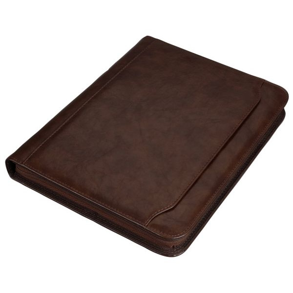 4021068300648 - Ringbuchmappe Massa DIN A4 Kunstleder mit Rechner braun