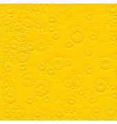 Servietten 24012, gelb / Uni, 3-lagig, 33x33cm