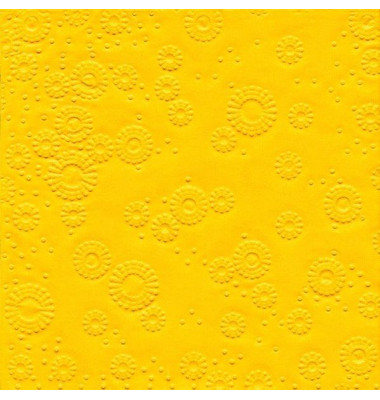 24012 33 cm Serviette Zelltuch gelb