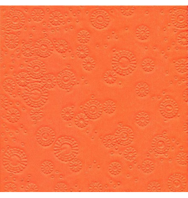 24015 33 cm Serviette Zelltuch orange