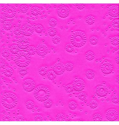 Servietten 24016, pink / Uni, 3-lagig, 33x33cm