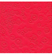 Servietten 24017, rot / Uni, 3-lagig, 33x33cm