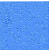 24020 33 cm Serviette Zelltuch light blue