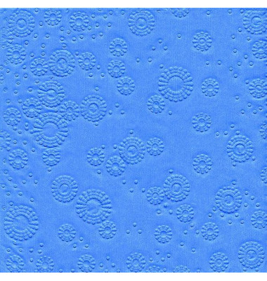 24020 33 cm Serviette Zelltuch light blue