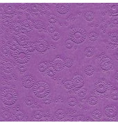 Servietten 24023, violett / Uni, 3-lagig, 33x33cm